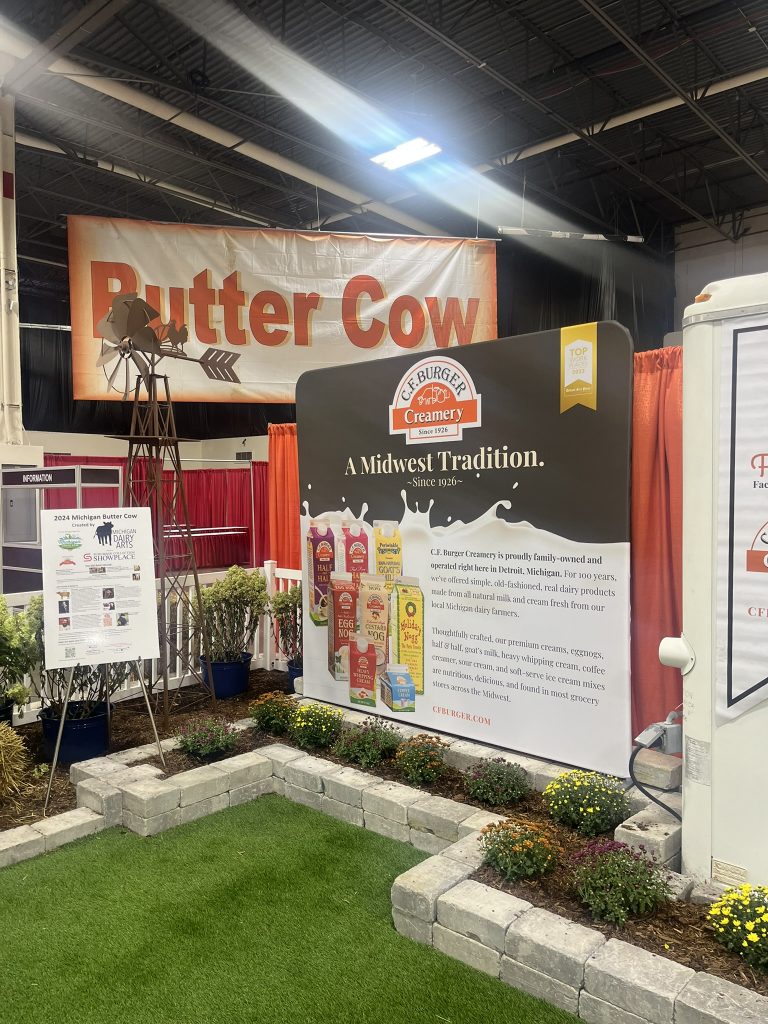 cf burger exhbit, exhiit printer, exhibit printing, print companies for large exhibits, lansing print shop, digital printing in lansing