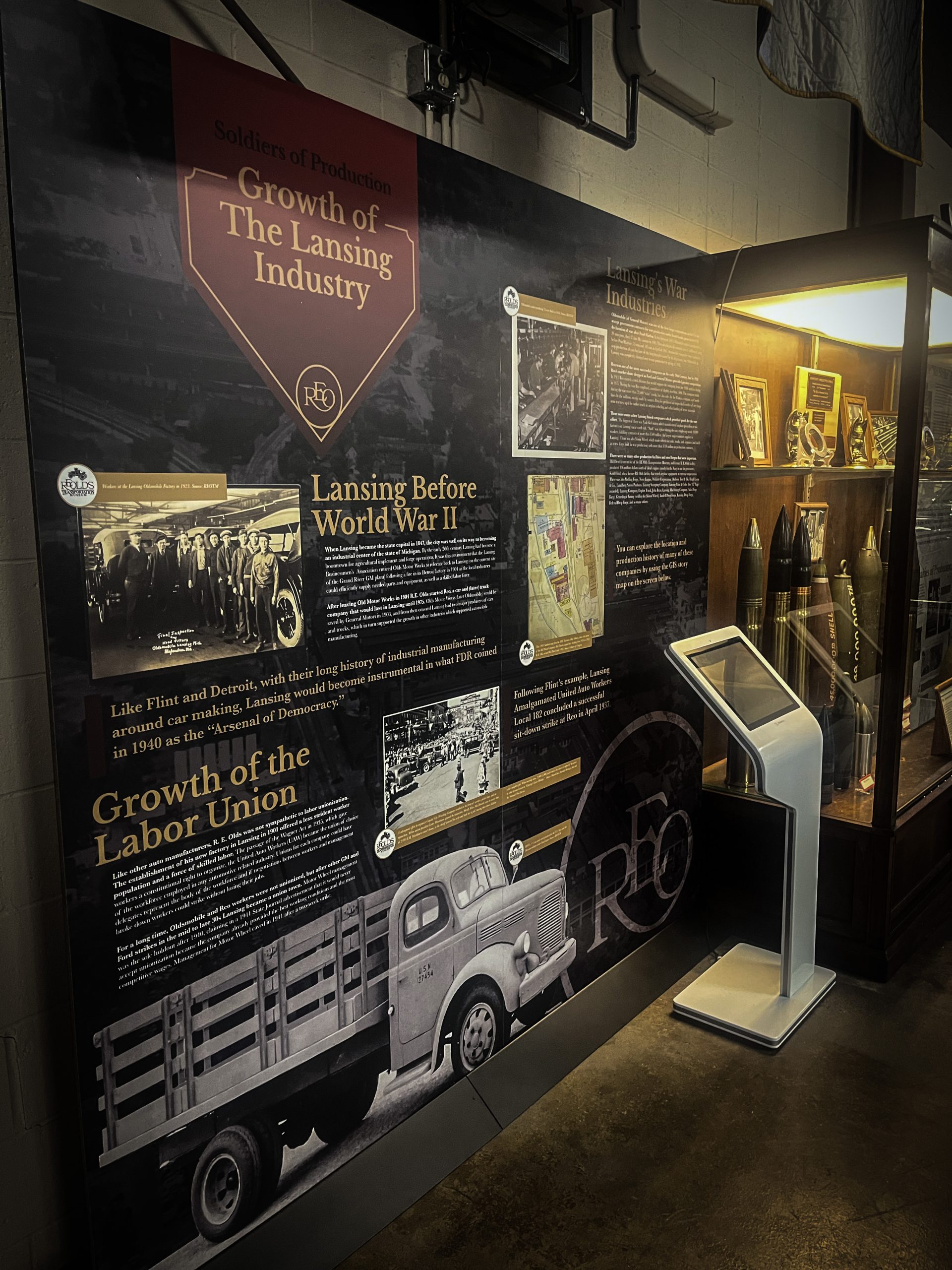 capital imaging work, capital imaging printing, capital imaging lansing, digital printing, reo transportation musuem, printing exhibits near me, digital print company