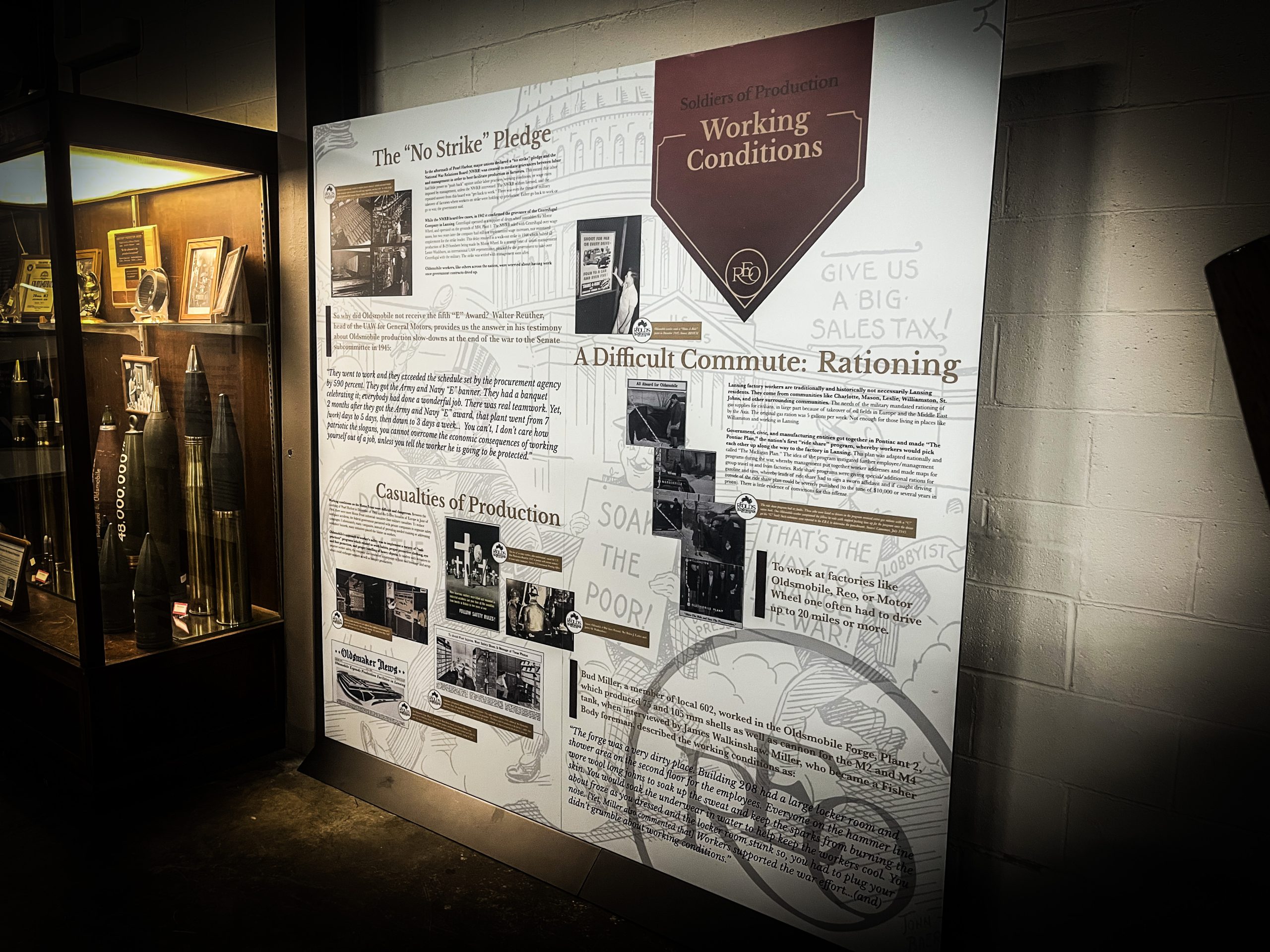 capital imaging work, capital imaging printing, capital imaging lansing, digital printing, reo transportation musuem, printing exhibits near me, digital print company